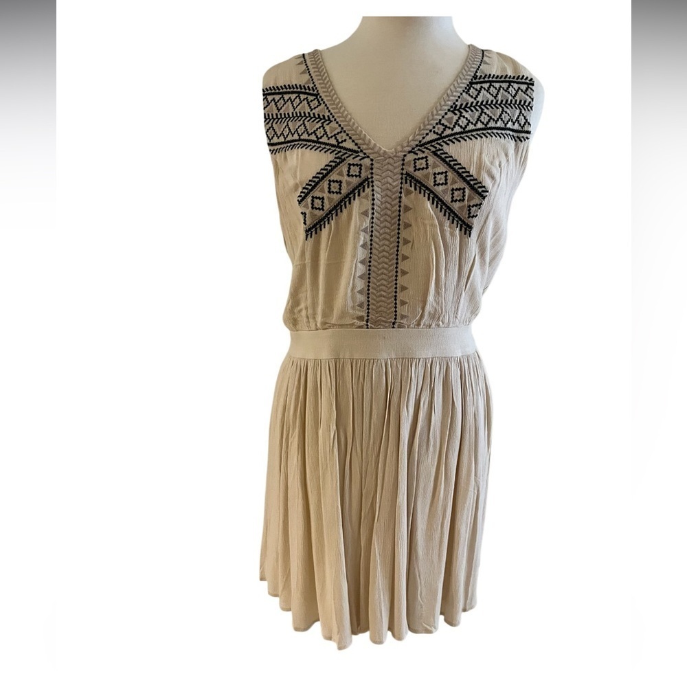 Miss Me Cream mini dress- NWT size Large- Boho Style